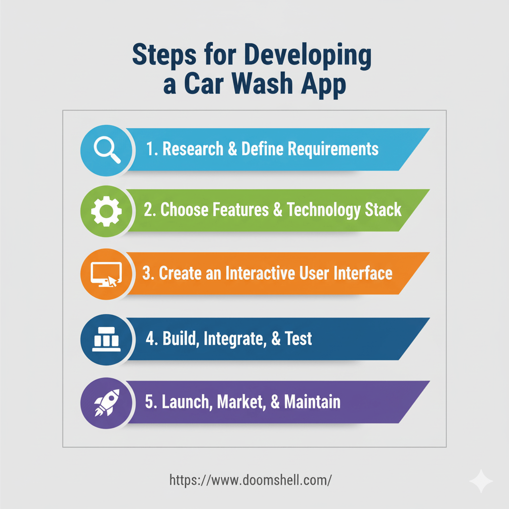 Steps for Developing a Car Wash App