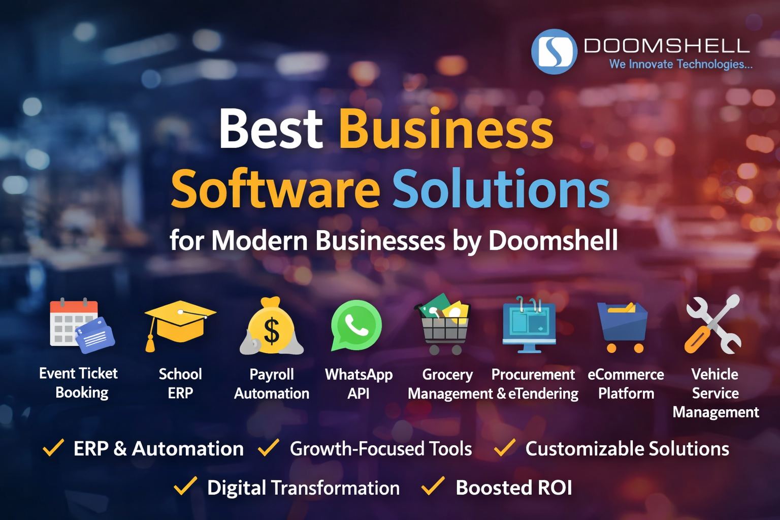 Best Business Software Solutions for Modern Businesses by Doomshell