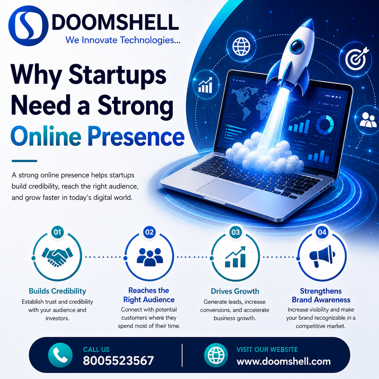 online presence for startups