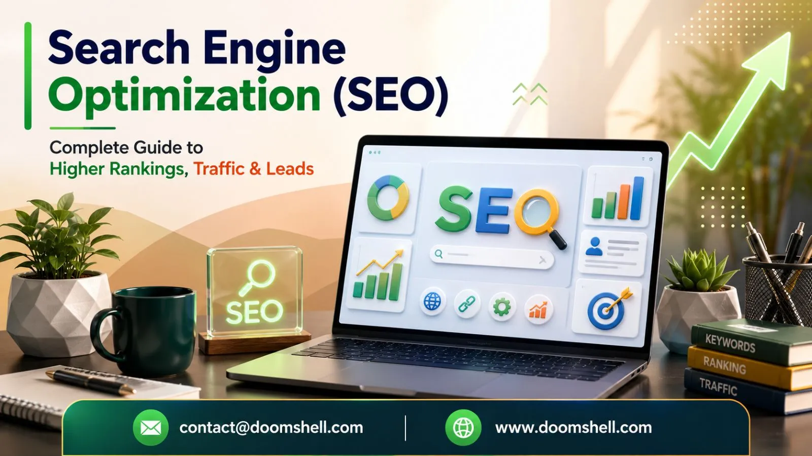 Search Engine Optimization (SEO) Complete Guide to Higher Rankings, Traffic & Leads