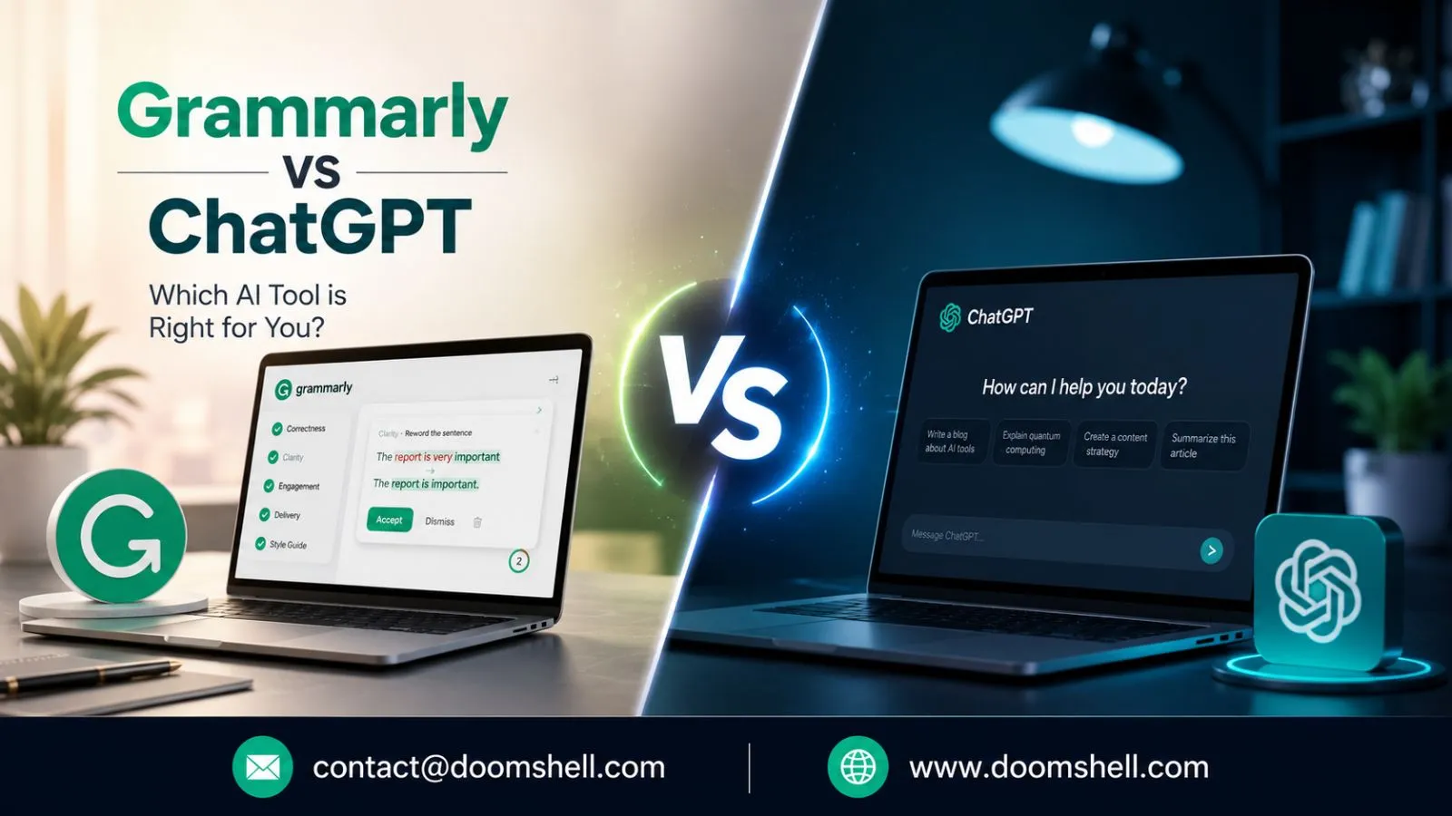 Grammarly vs ChatGPT 2026: Which AI Writing Tool Should You Choose?