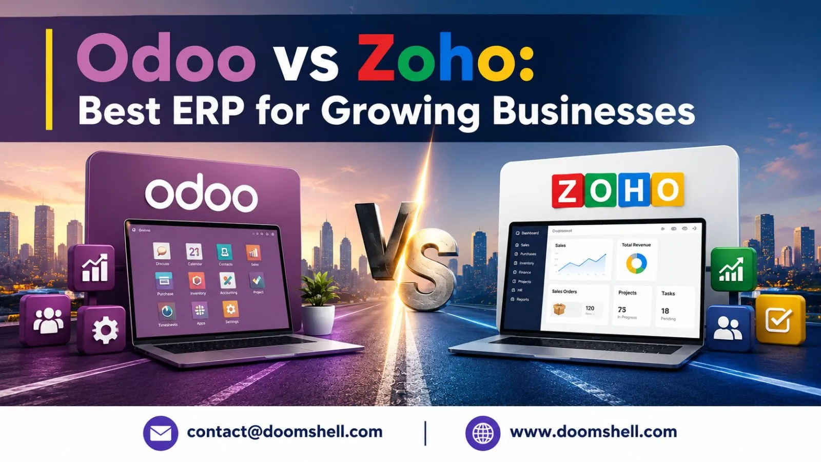 Odoo vs Zoho: Which ERP Software Is Better for Growing Businesses in 2026?