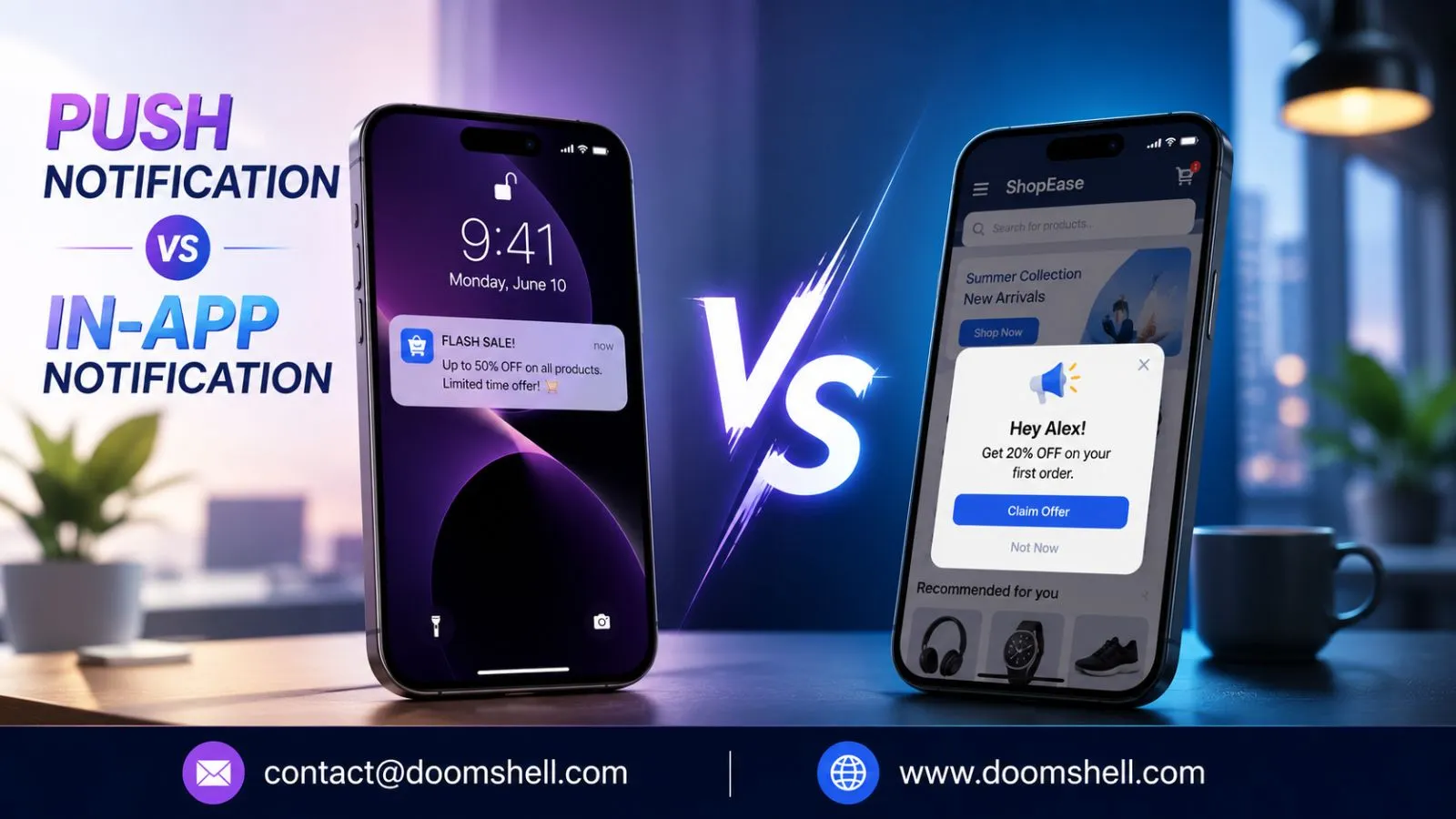 Push Notification vs In-App Notification 2026: Which Engagement Strategy Works Best?