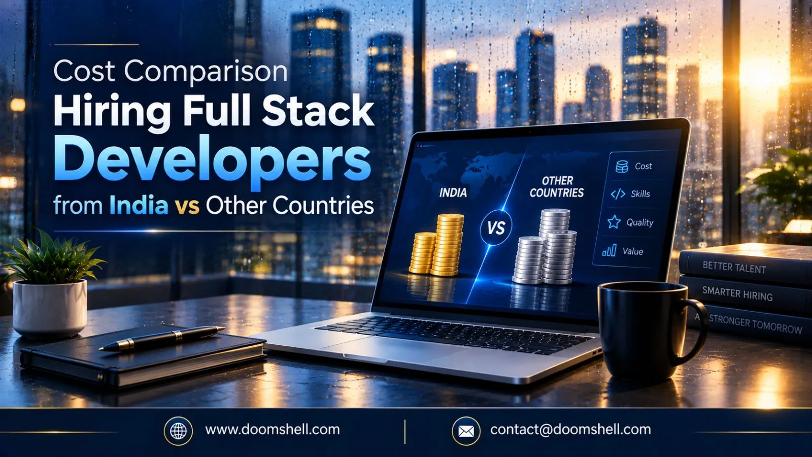 Cost Comparison: Hiring Full Stack Developers from India vs Other Countries (2026 Guide)