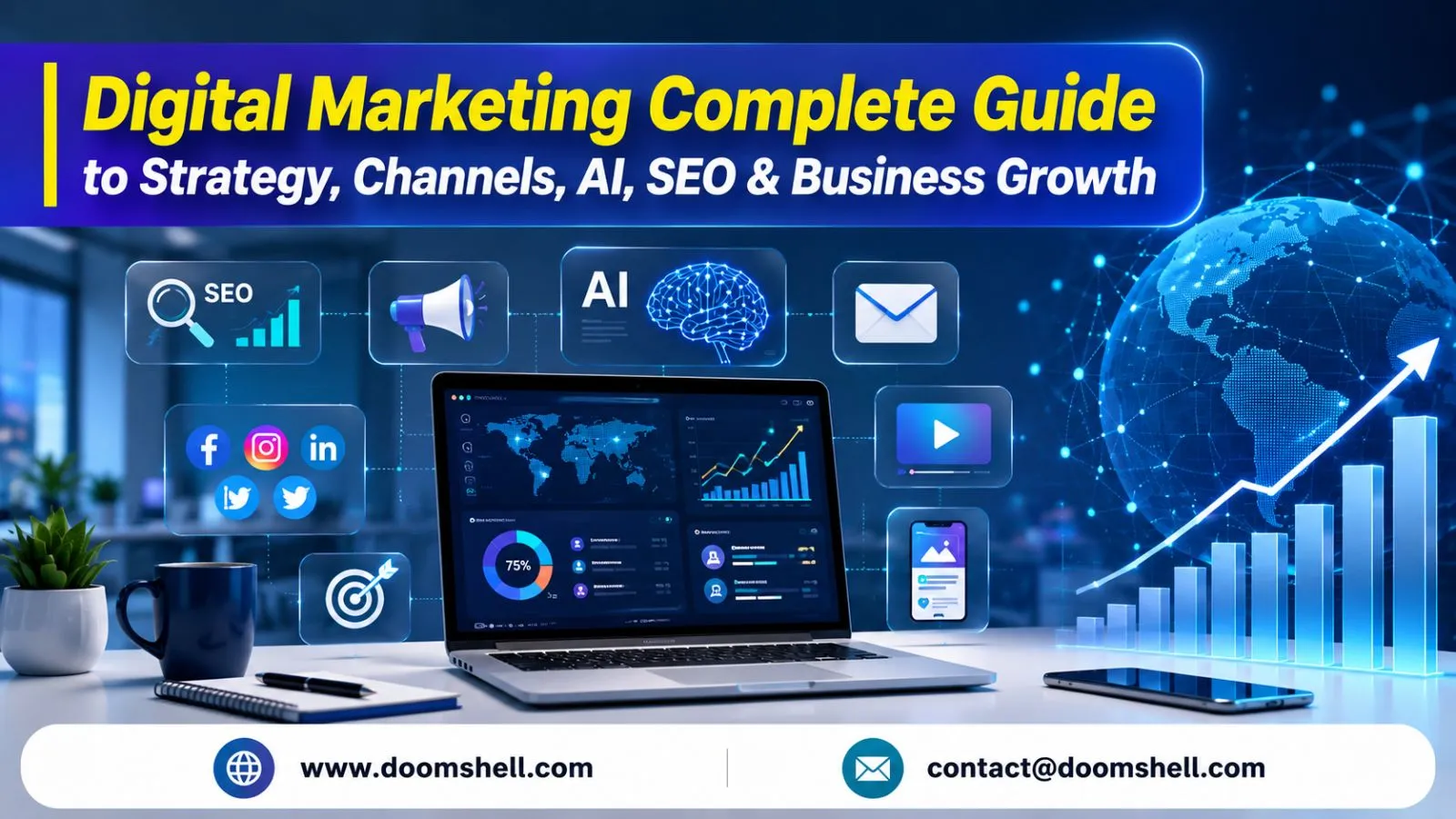 Digital Marketing in 2026: Complete Guide to Strategy, Channels, AI, SEO & Business Growth