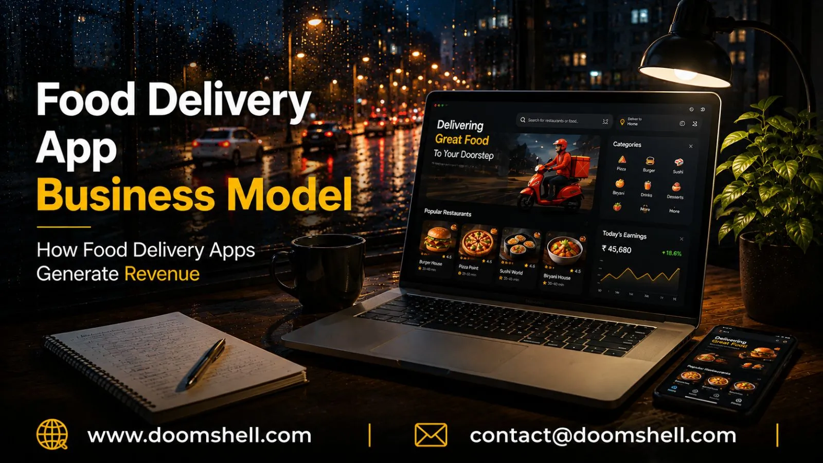 Food Delivery App Business Model: How Food Delivery Apps Generate Revenue