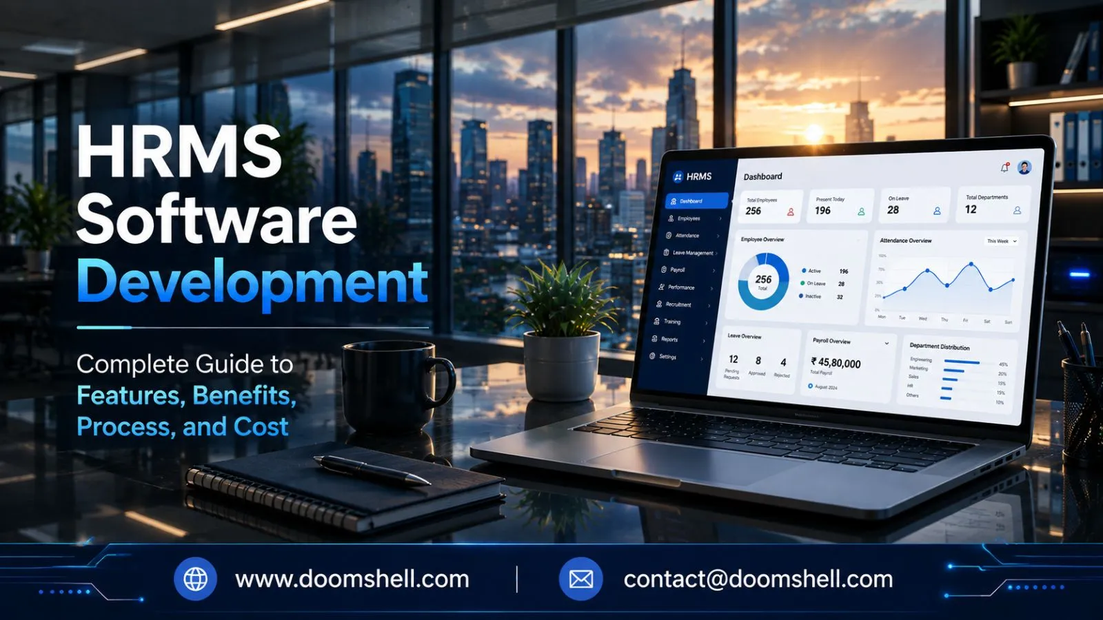 HRMS Software Development: Complete Guide to Features, Benefits, Process, and Cost