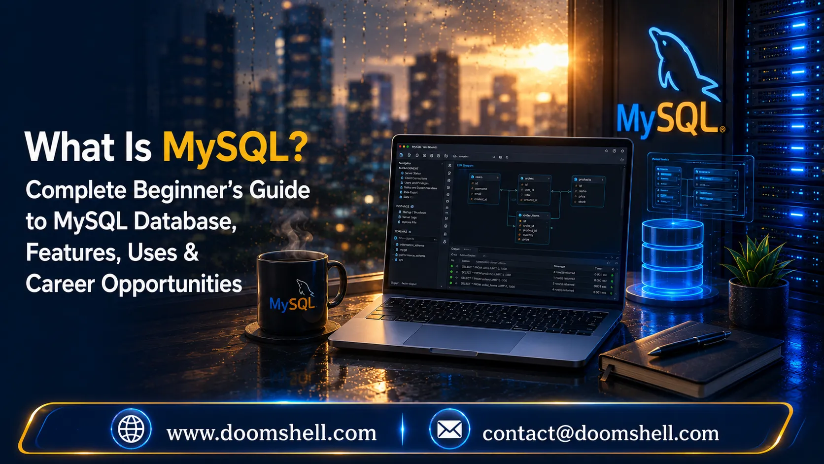 What Is MySQL Complete Beginner's Guide to MySQL Database, Features, Uses & Career Opportunities