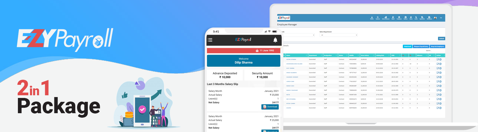 EZYPayroll-Payroll Management Search Ends Here!!
