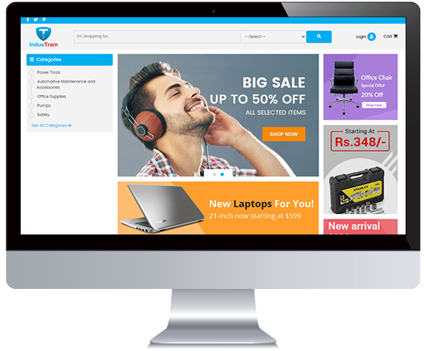 Online Multivendor Ecommerce System Solution