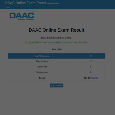 ONLINE EXAM PORTAL